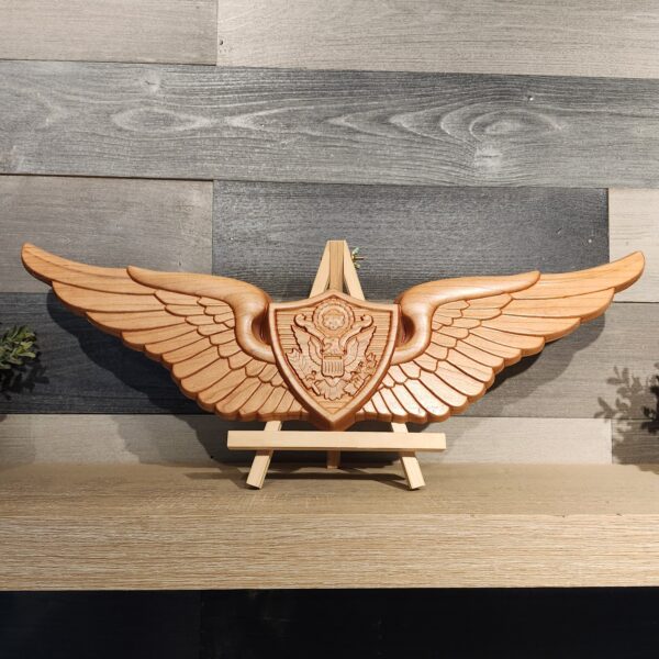 CNC-Carved Military Insignia and Wings